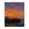Stupell Industries Santa Monica Pier Sunset Canvas, design by Amelia Noyes